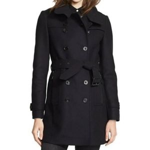 Burberry Daylesmoore Wool Cashmere Blend Coat